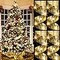 Christmas Tree Gold Garland Christmas Decorations Indoor Outdoor Party Decorations